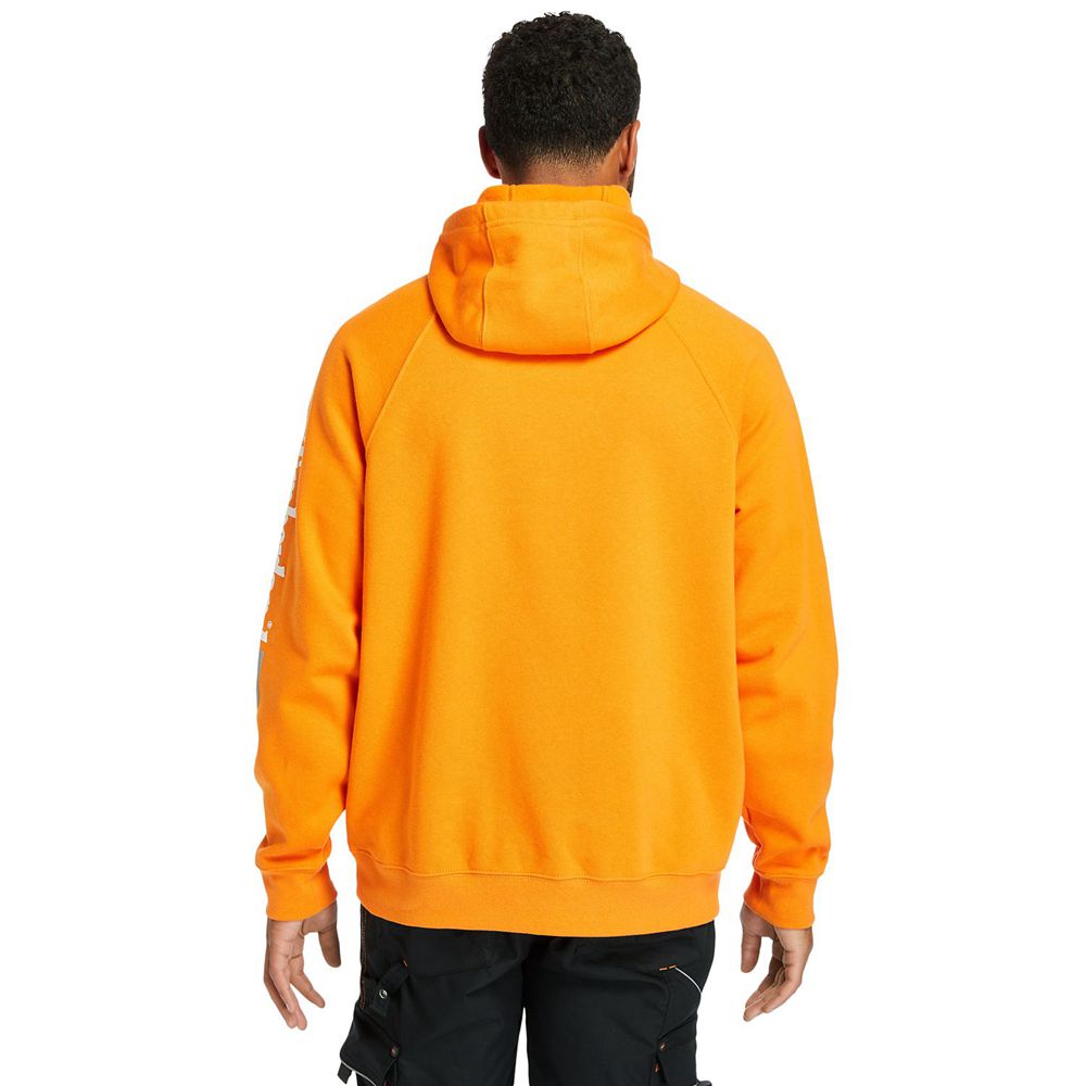 Timberland Φουτερ Ανδρικα Πορτοκαλι - Pro® Hood Honcho Sport Hoodie - Greece 2413079-UX